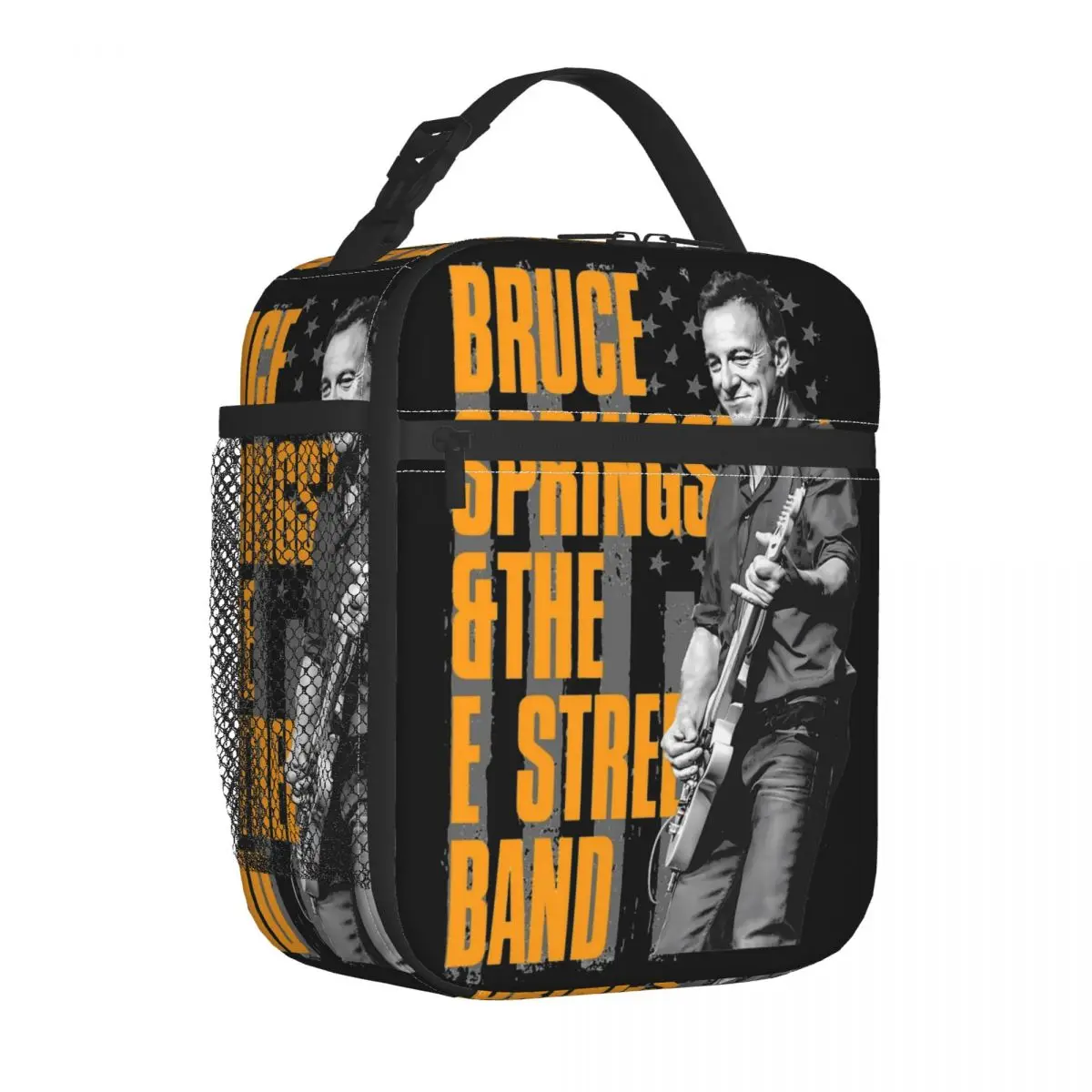 Bruce Springsteens Heavy Metal Thermal Insulated Lunch Bags E Street Band Portable Bento Box Cooler Thermal Lunch Boxes