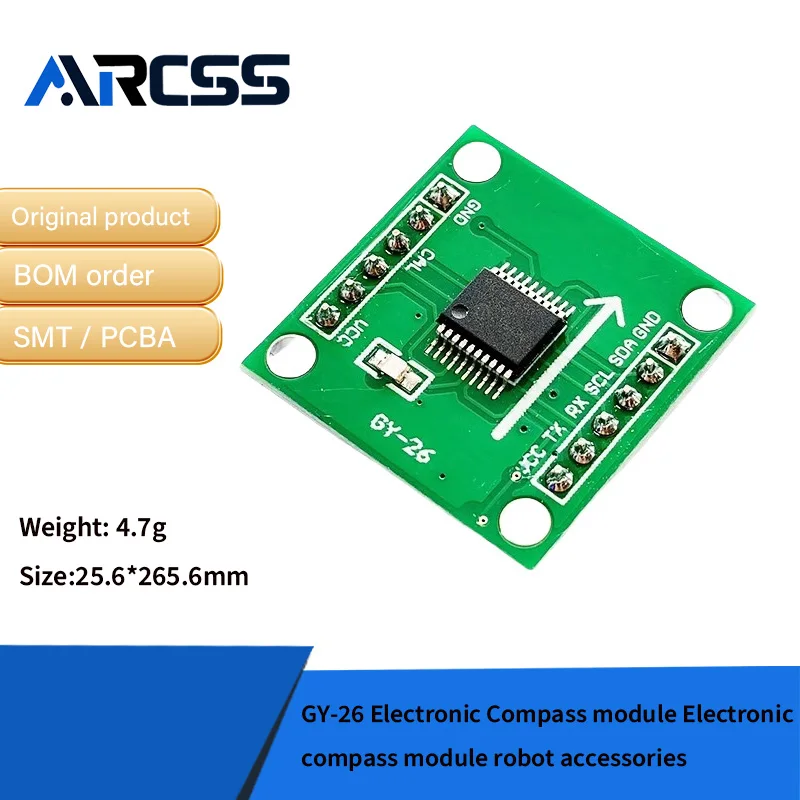 GY-26 وحدة البوصلة الإلكترونية وحدة البوصلة الإلكترونية ملحقات الروبوت
