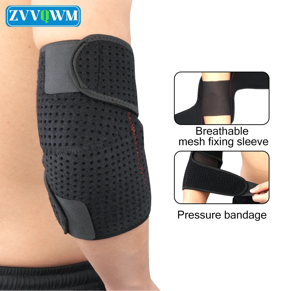 

1Pcs Adjustable Compression Elbow Brace Women Men Sports Elbow Support Protector Weightlifting Pain Elbow Sleeves Tendonitis