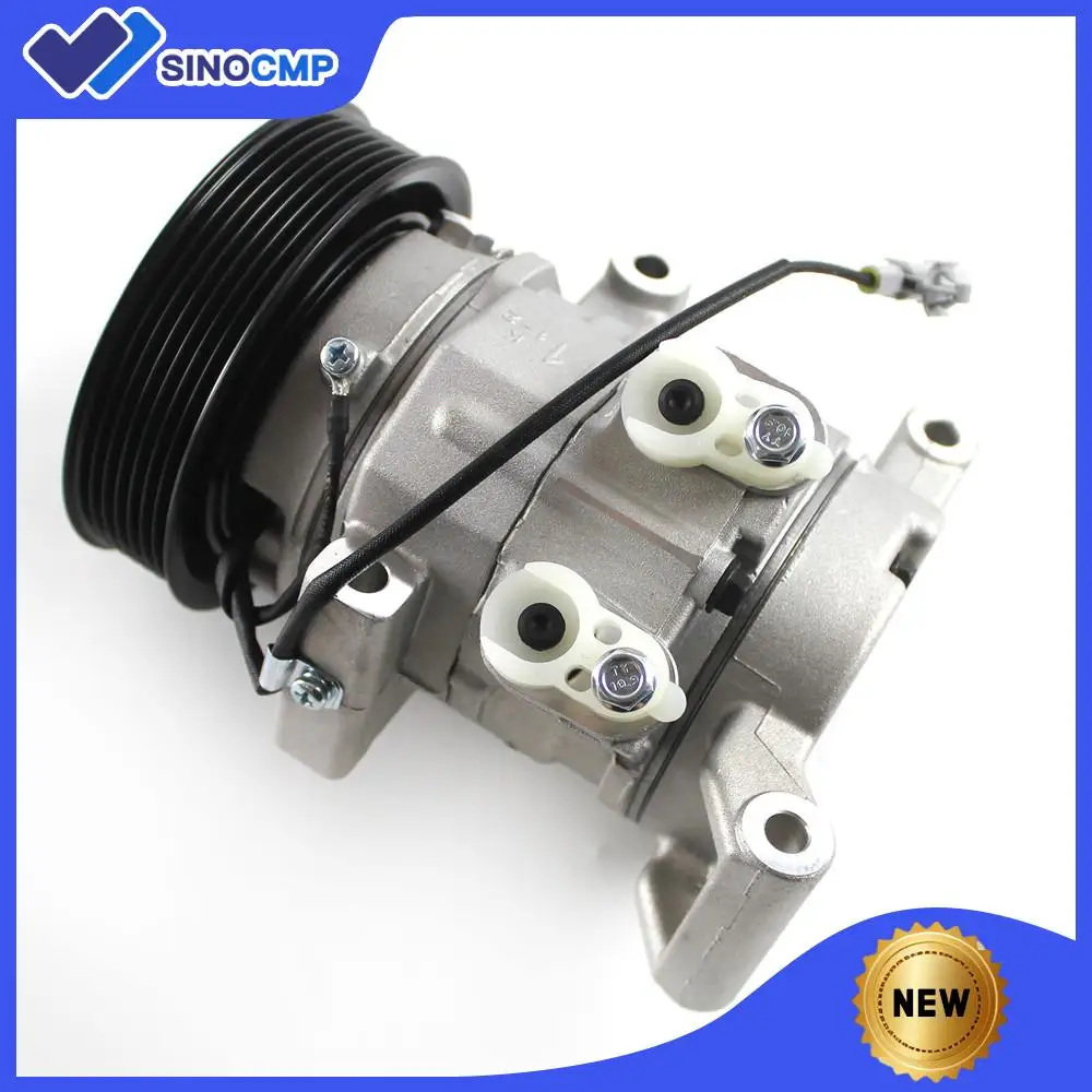 12V 6PK 10S11C A/C Compressor 447260-8020 4472608020 Fits for Toyota Hilux Vigo RAV4 2KD 1KD 10S11C Repairing Parts