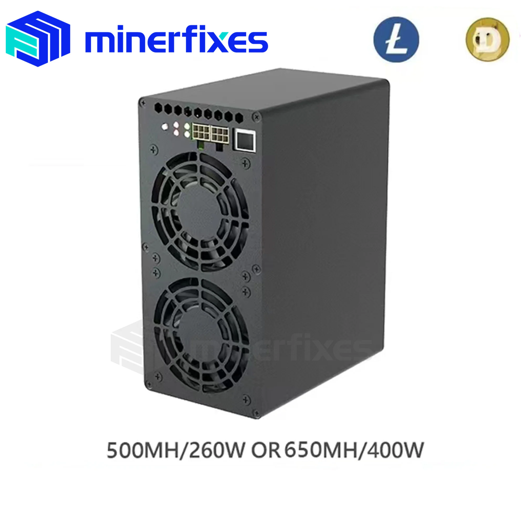 Imagem -02 - Goldshell Mini Doge Ltc & Dog Coin Miner 650mh s 400w Goldshell Mini Doge Iii Home Miner Caixa sem Psu do Que Mini Doge ii