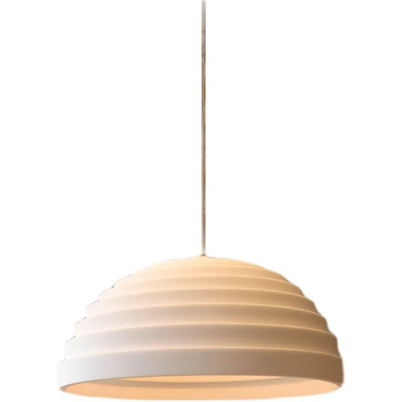 Creative minimalist design bar lamp, wabi-sandy Nordic restaurant resin chandelier