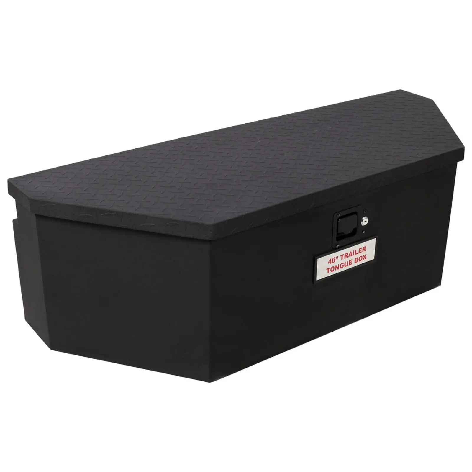 

Lockable Black Steel Truck Tool Box Heavy Duty Inch Capacity Secure Storage Cubic Feet Toolbox for Pickup