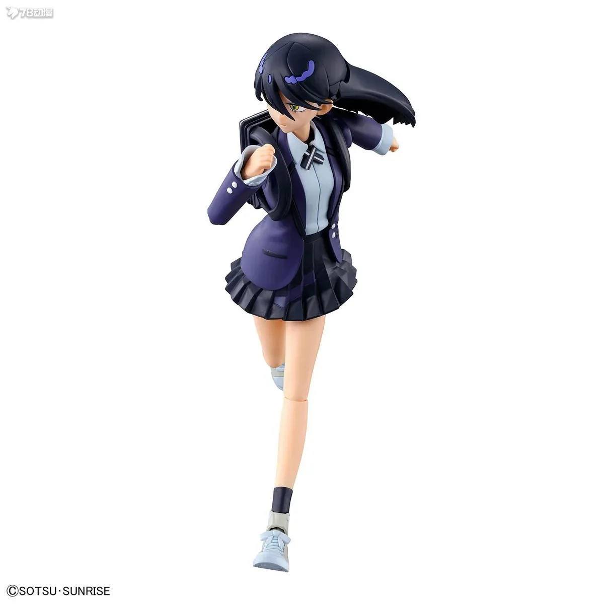 오리지널 반다이 정품 재고 있음 Figure-rise Standard Nyaan GQuuuuux 애니메이션 컬렉션 액션 피규어 모델 키트 소년 소녀를 위한 선물