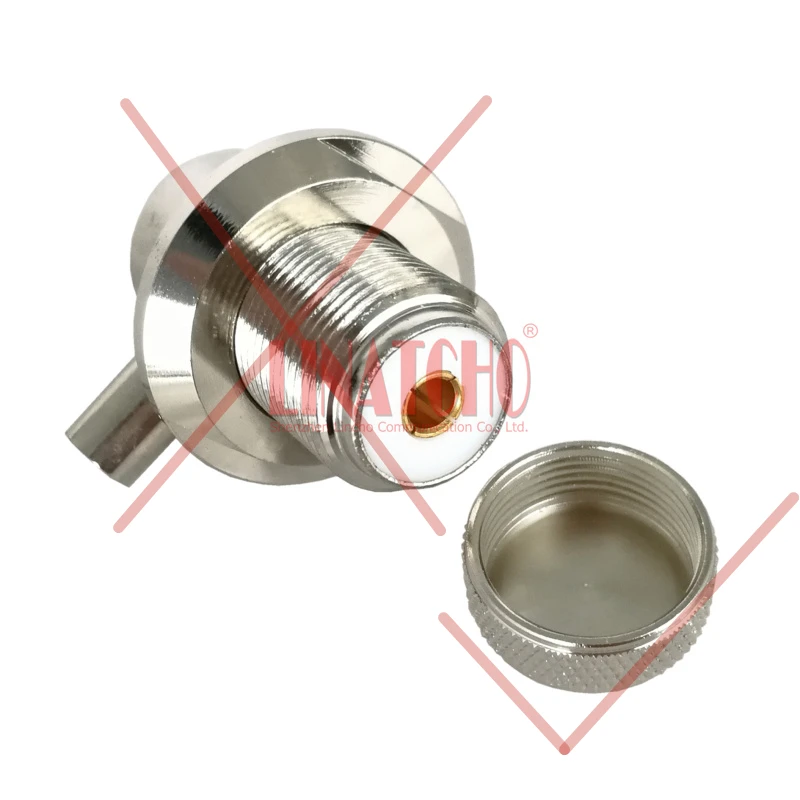 10PCS Car Antenna Cable UHF Female SO239 Connector Waterproof and Dusproof Cover