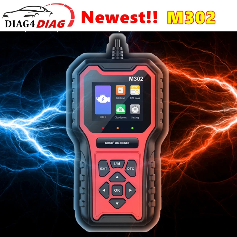 

2024 Newest M302 Car Diagnosis Tool Multi-functional fault diagnosis instrument For GM Supported 9 Protocols 11 language