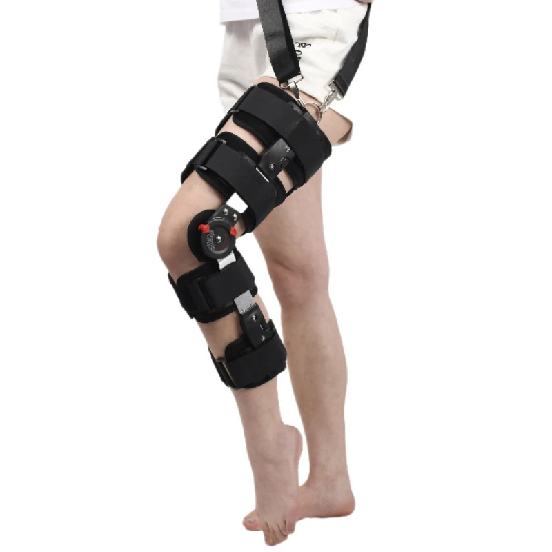 New Model Orthopedic Support Stabilizer After Surgery Adjustable Hinged Knee Brace Knee Joint Fixation Stretcher