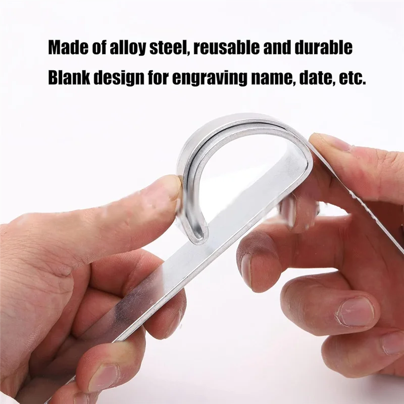ABBO-DIY Kit de ferramentas de pulseira de aço inoxidável de 9 peças com barra de dobra de alta dureza para fabricantes de joias
