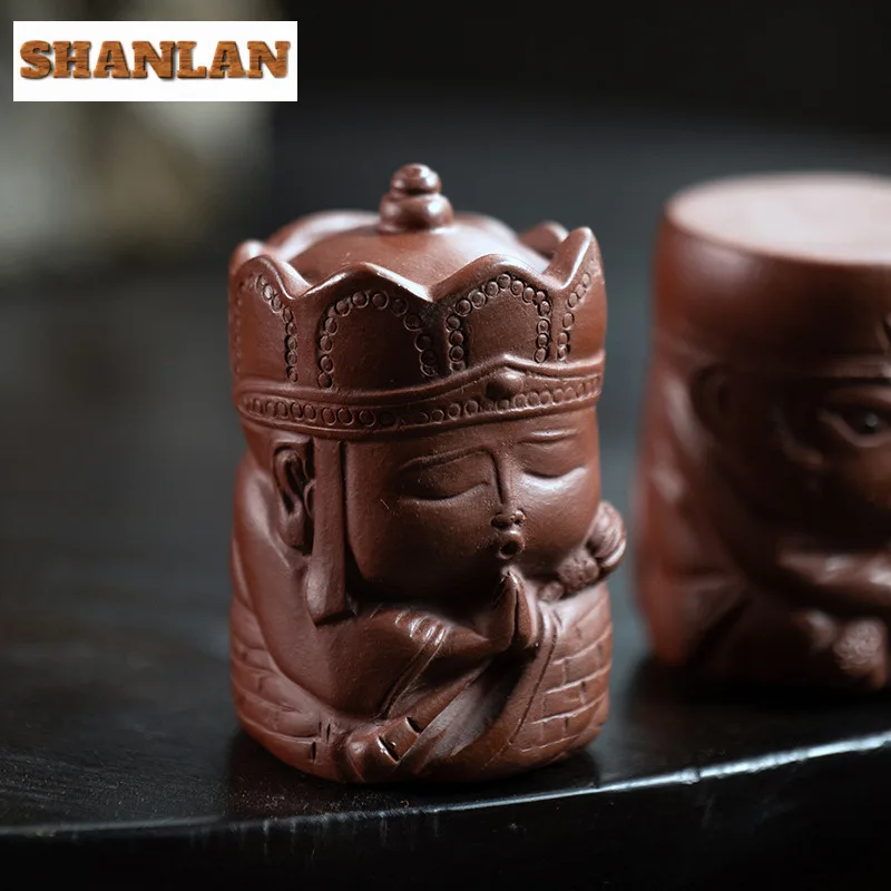 Yixing Zisha Journey To The West Sun Wukong Monkey Tang Monk Pig Tea Pet Zen Tea Games Tea Figurine Play Toys Tea Statue Craft