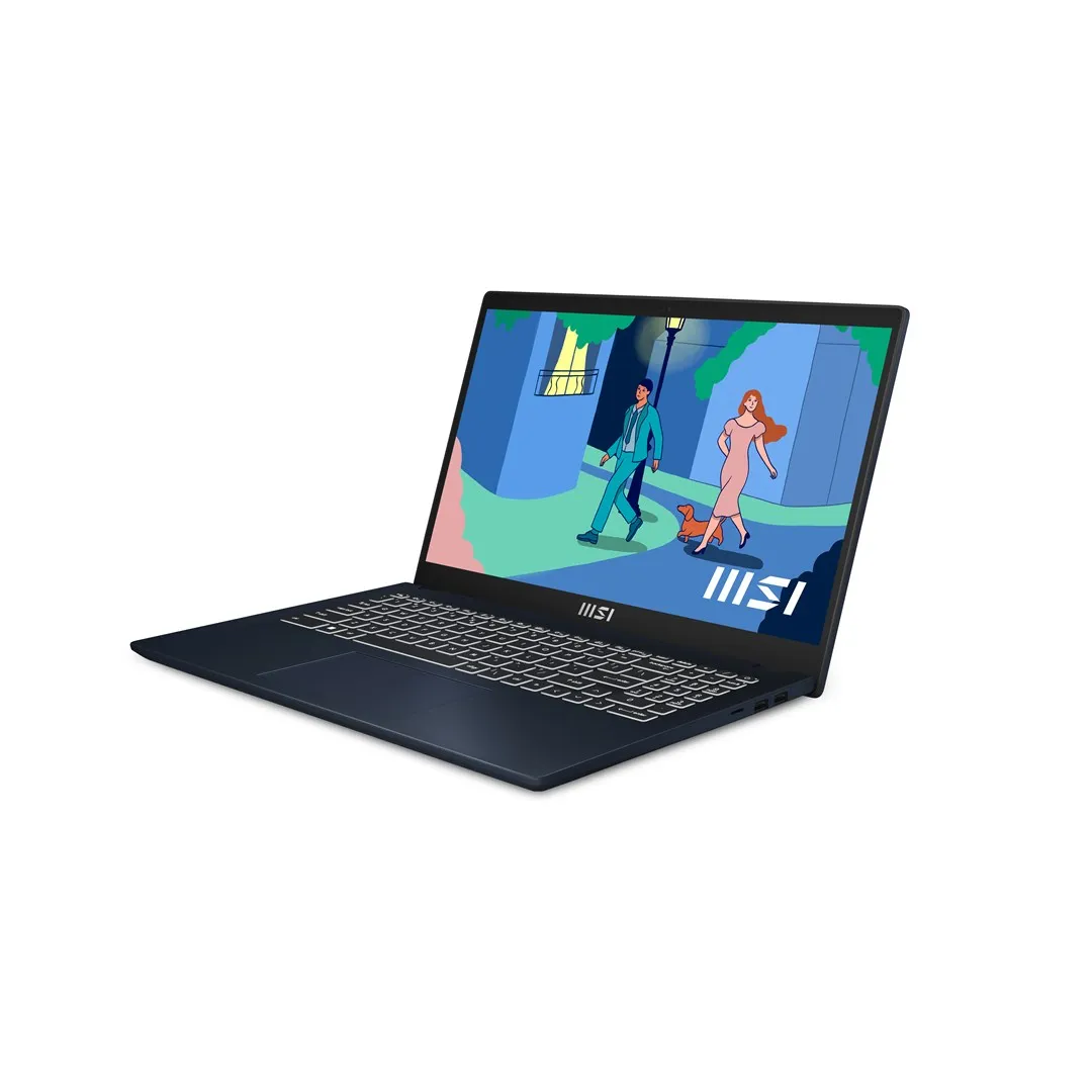 كمبيوتر محمول MSI Modern 15B12MO-640PL i5-1235U 15.6 بوصة FHD 60 هرتز IPS-Level 16GB DDR4 3200 SSD512 Intel Iris Xe Graphics Win11 Home Plus