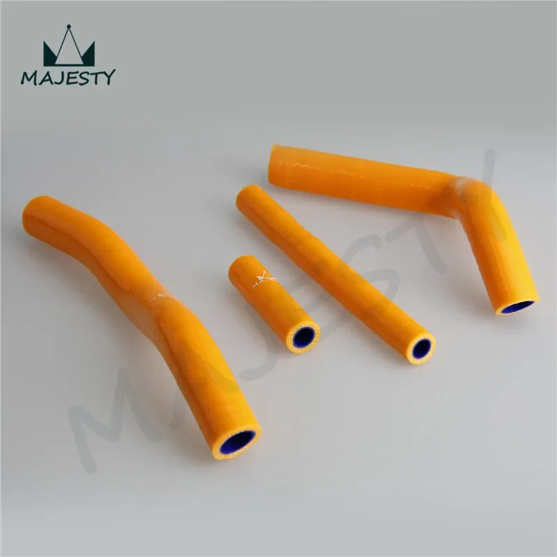 Silicone Radiator Coolant Hose for Suzuki RM125 RM 125 2001-2008 02 03 04 05  YELLOW