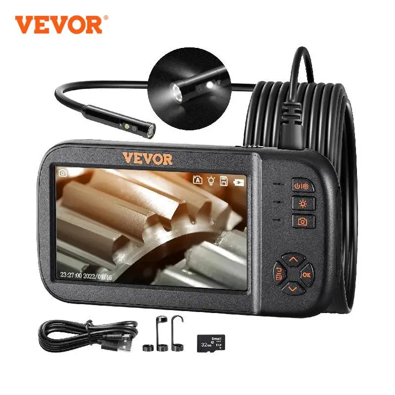 VEVOR Triple Lens Borescope Camera 1080P 4.5