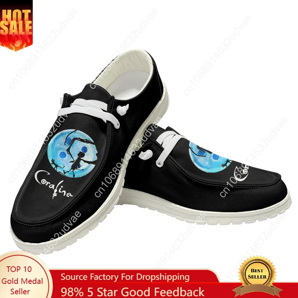 

Coraline The Secret Door Casual Shoes Men Woman Flat Shoe Breathable Indoor Outdoor Lightweight Footwear Couple Custom Made Shoe