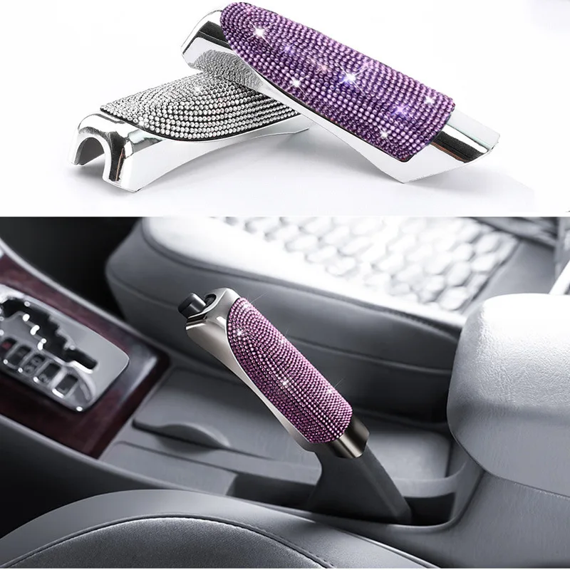

For Hyundai i10 ix20 Accen HB20 Car Handbrake Cover, Handbrake Wear-resistant Protector Covers,Brake Sleeve Interior Accessories
