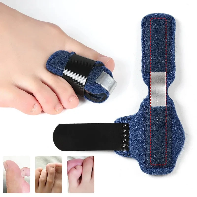 1Pcs Toe Splint Straightener Hammer Separator Corrector Crooked Fingers Claw Stabilizer Support Feet Care Corrector Pain Relief