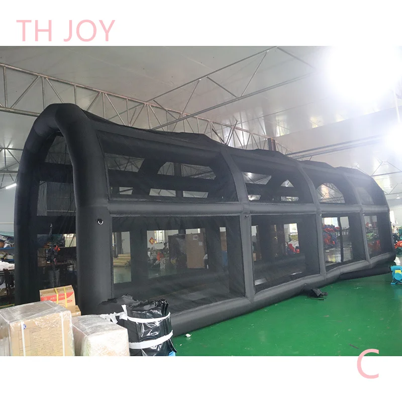 12x4x4m inflatable batting cages customized inflatable baseball solfball battle pitching cage