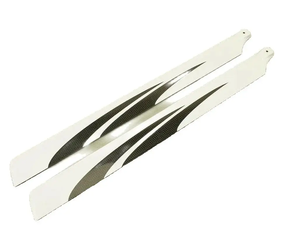 RJX Blade 520mm /550mm Carbon Fiber Main Blade For Align Trex 550E/550X TG520 RC Helicopter