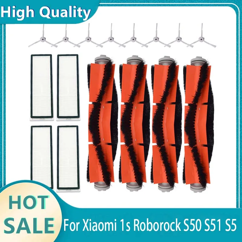 Per Xiaomi Roborock S6 S5 MAX S60 S65 S5 S50 E25 E35 panni per la pulizia spazzola principale filtro HEPA spazzola laterale accessori per parti sottovuoto