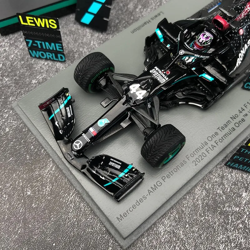 Modèle de voiture Sasha 1:43 F1 Racing Spark Hamilton 2020w11 TüRkiye Station 7 couronne modèle Collection décoration de bureau