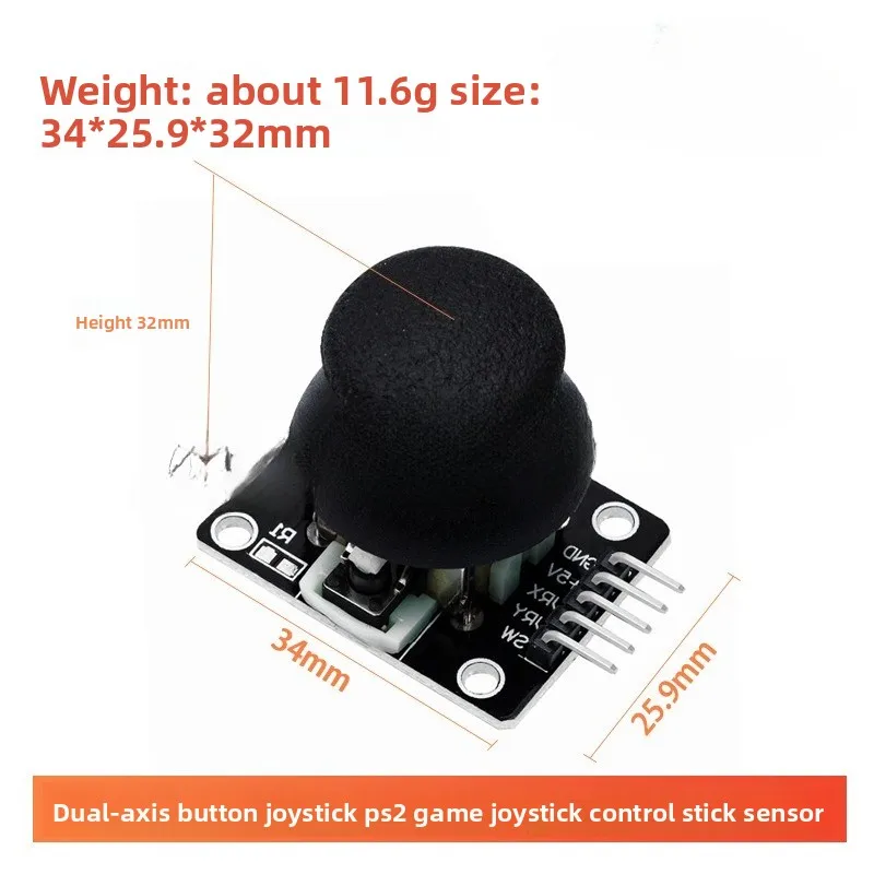 Double Axis Button Joystick PS2 Game Joystick Joystick Sensor JoyStick Electronic Building Block Vanke Sheng