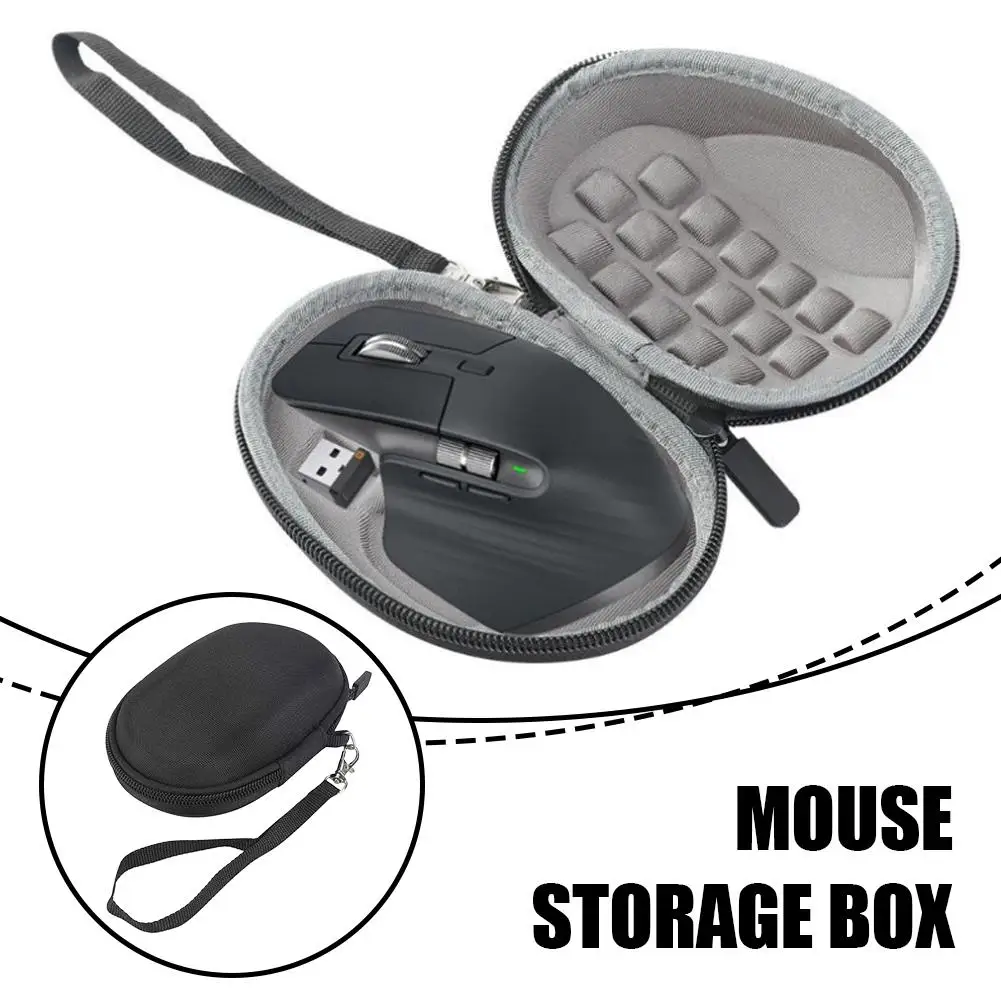 New Mouse Storage Bag For Logitech MX Master 4 High Quality Portable Gaming Mouse Wireless Bluetooth Eva Zipper Bag Storage Box