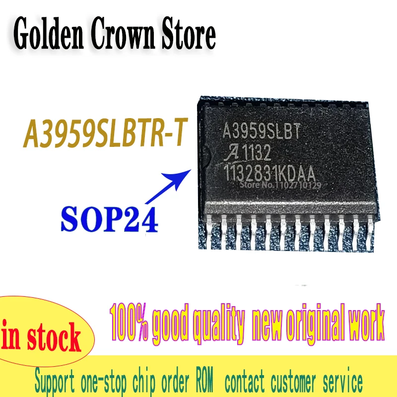 5Pcs/Lot  A3959SLBTR-T A3959SLBT A3959 SOP-24  New and Original In Stock