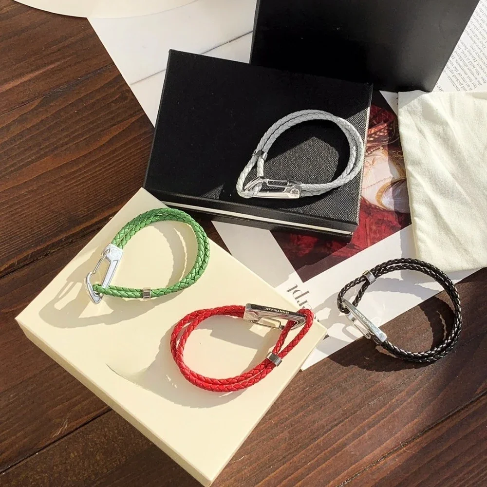 

Handmade Genuine Leather Bracelet - Stylish Fashion Jewelry | Ideal for Gifts & Daily Match