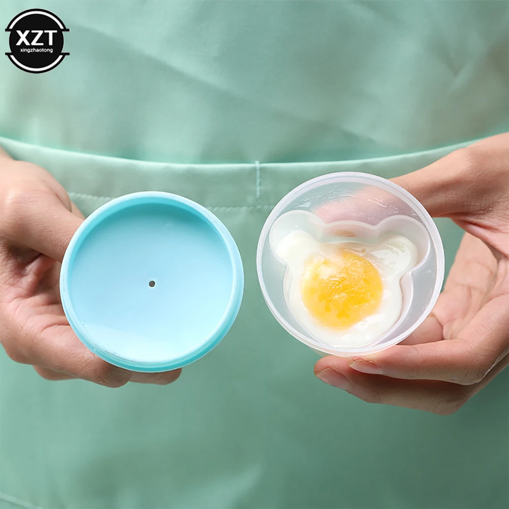 

4Pcs/8Pcs/set Cute Egg Cooker Tools With Brush Food Grade Egg Boiler Poacher For Kid Baking Egg Mold Maker Kitchen Accessories