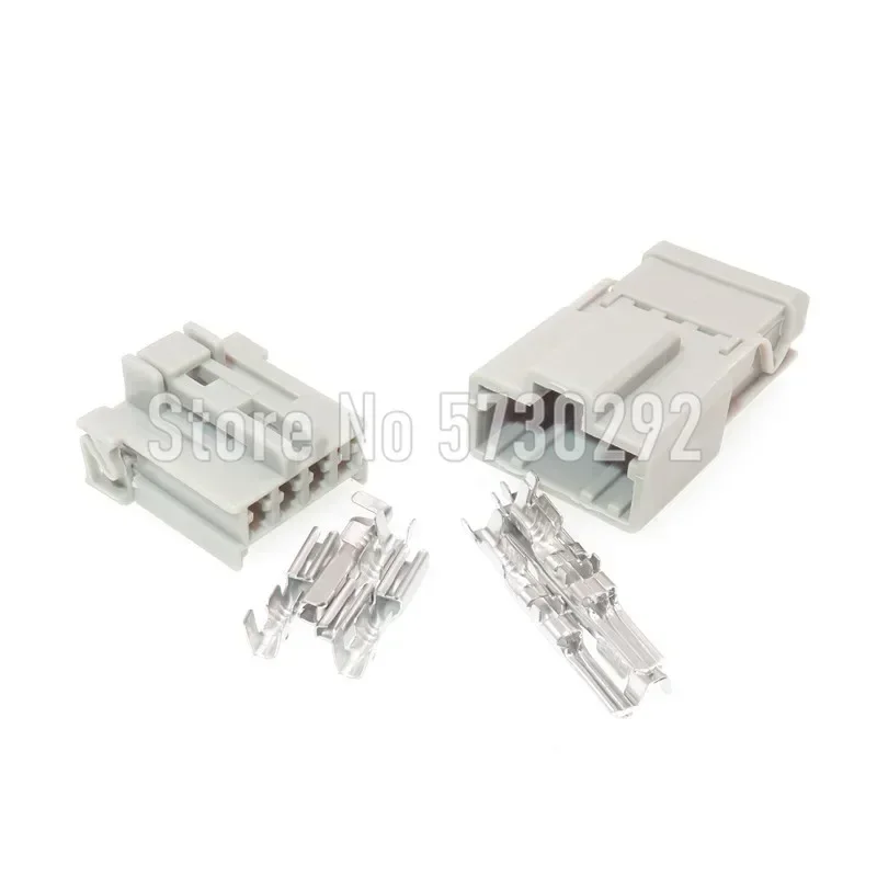 4P 6098-0244 6098-0243 Electrical Wiring Harness Socket Automotive Plug With Terminals