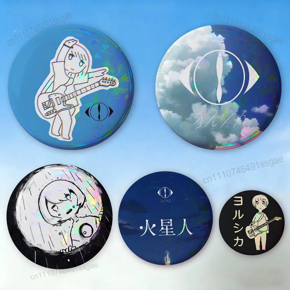 

Y-Yorushika Band Japanese Badge Pins For Friend, Backpack, Clothing, Collectible Accessories, Jewelry Gift