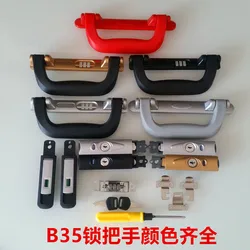 Accessories Side lock frame trolley custom lock suitcase password lock replacement luggage handle universal wheels repair parts