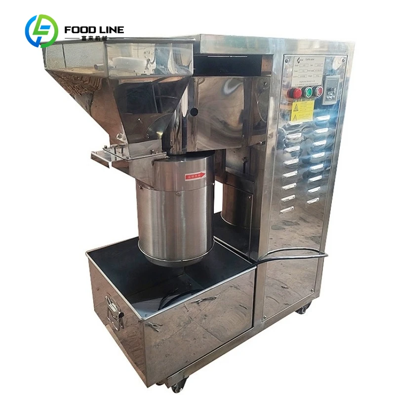 Stainless Steel Oily Material Bean Peanut Sesame Walnut Almond Grinding Crusher Machine