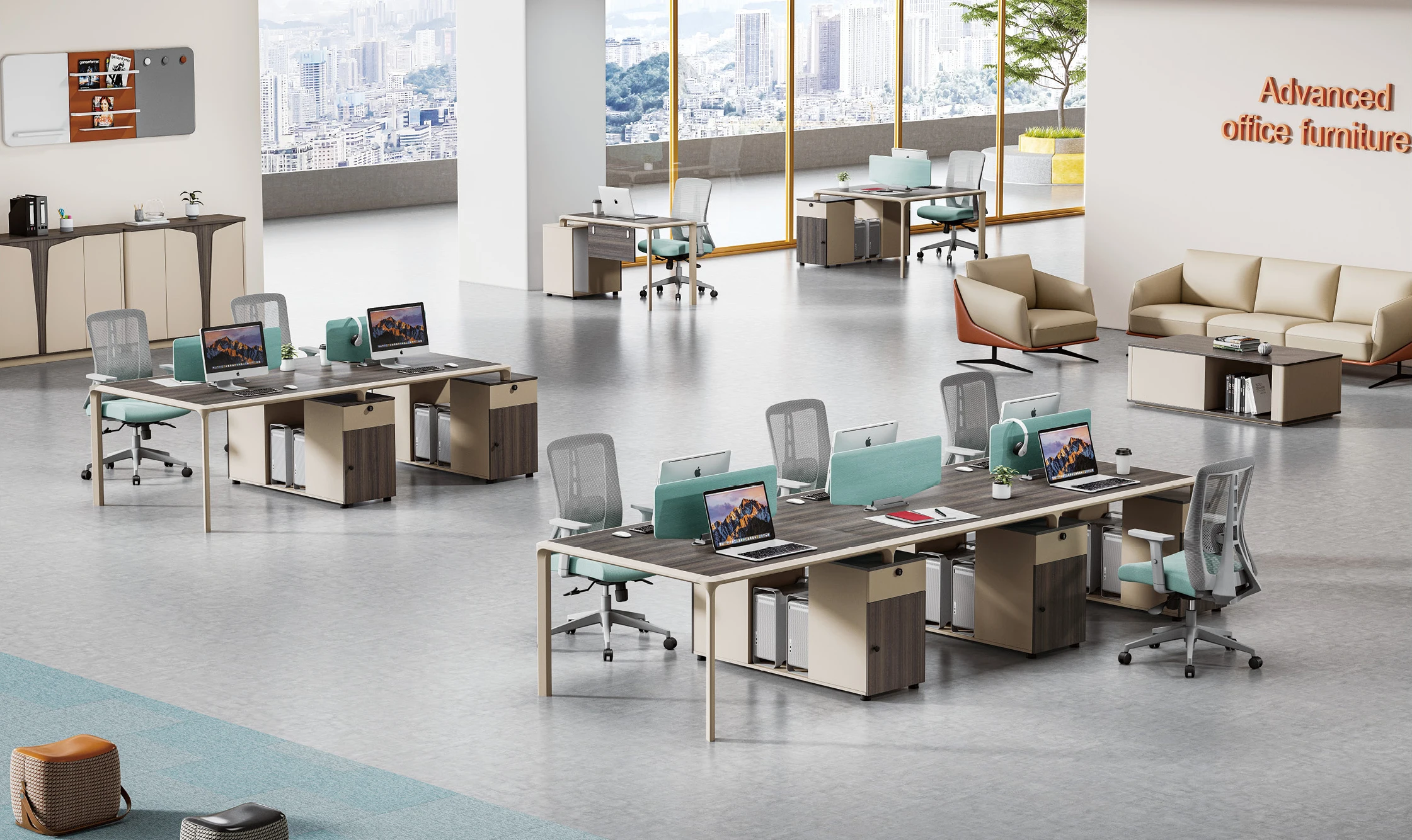 Multifunctional New Model Direct Manufacturer Stylish Simple Modern Computer Desk For Home Office And Workshop