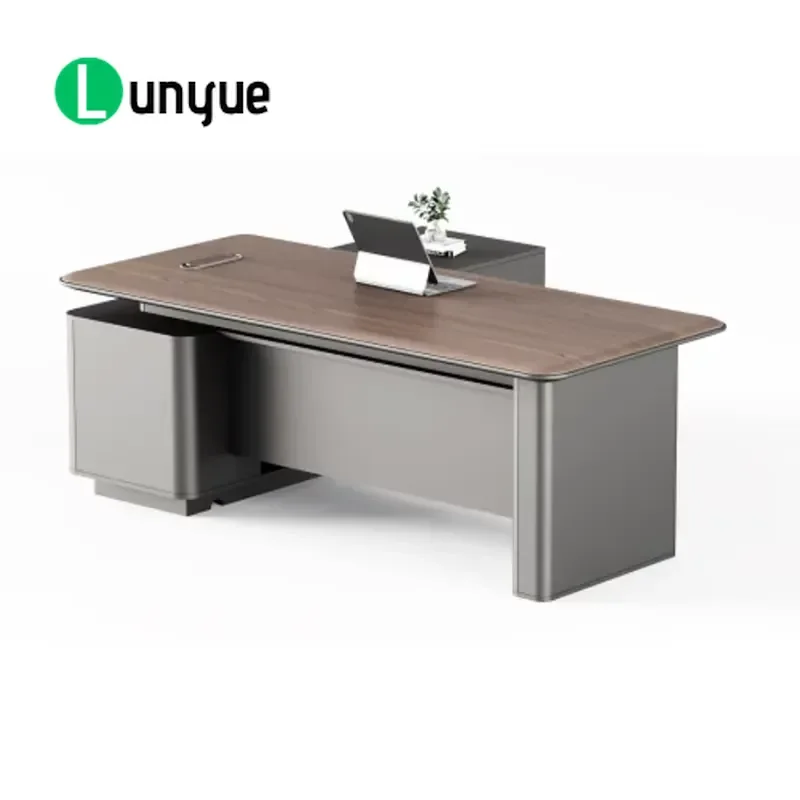 Modern Office with Large Executive Chair Single Supervisor Manager Workstation Panel Design Suitable for President