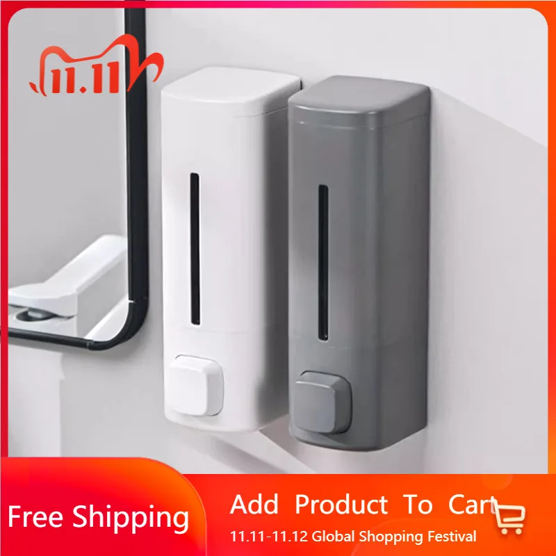 Steel Small Soap Shampoo Dispenser Shower Inox Kitchen Foam Soap Shampoo Ecoco Gappo Accessoires Salle De Bain Bathroom Item