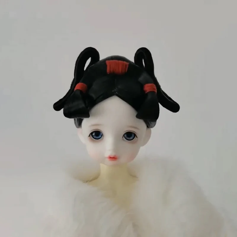 Blyth 1/6 1/4 1/3 Ancient Costume BJD Wig Hanfu Doll Accessories Hair Shell Retro Wigs For BJD/SD YOSD MSD SD13 Girl SSDF C1364