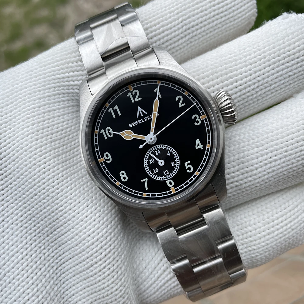 STEELFLIER Offizielle SF746 Luxus-Quarz-Armbanduhr Swiss Luminous VH60 Mute-Uhrwerk 20Bar wasserdichte Multi-Zeitzonen-Uhren – Detail 16