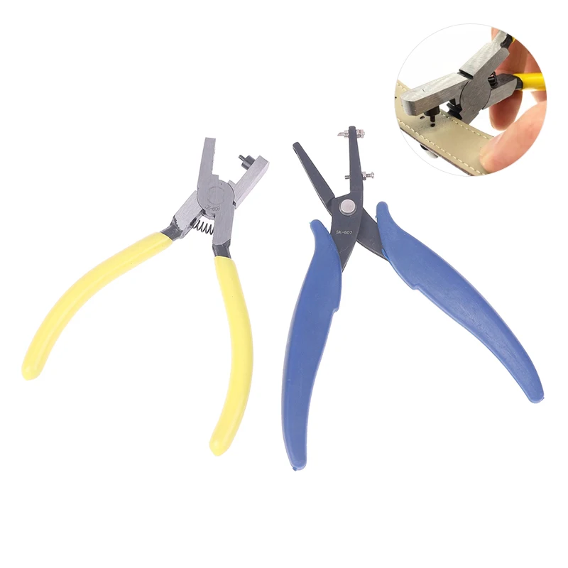 Profession Watch Belt Eyelet Tweezers Belts Hole Punch Pliers Leather Strap Watchband Pick-Up Tools Home Fixing Adjustment