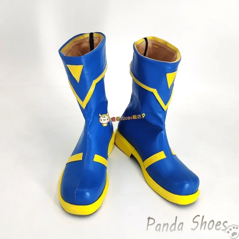 Sword Art Online Silica Cosplay Shoes Anime SAO Blue Cos Boots Comic Ayano Keiko Cosplay Costume Prop Shoes for Halloween Party