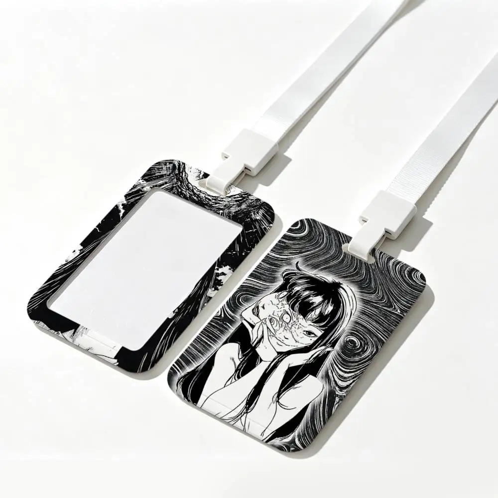 Horror Comic T-Tomie-Junji Employee ID Badge With Name Tag, Lanyard, High-end Work Badge, Card Holder, Student ID Badge