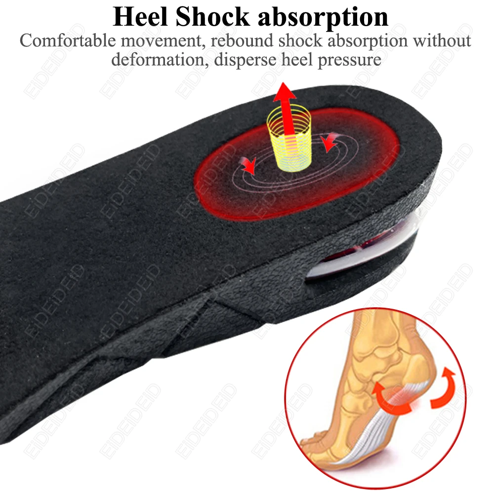 3/5/7/9 سنتيمتر غير مرئية الارتفاع زيادة النعال قابل للتعديل قطع كعب إدراج وسادة دعم ماصة منصات القدم للرجال النساء عيد #5