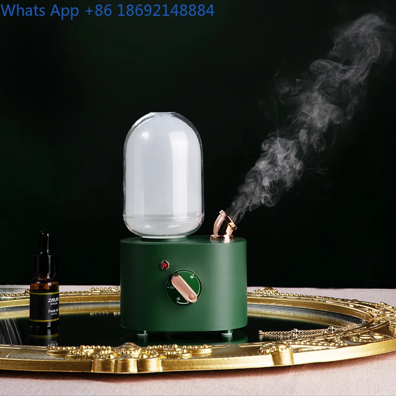 Aromatherapy machine retro mini USB aroma diffuser atomizer desktop atmosphere light humidification aromatherapy machine