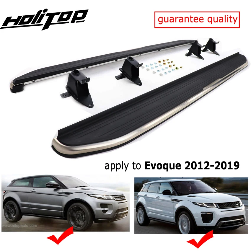 Thicken side step nerf bar running board for Land Rover Range Rover Evoque 2011-2019,can load 300kg,very reliable quality