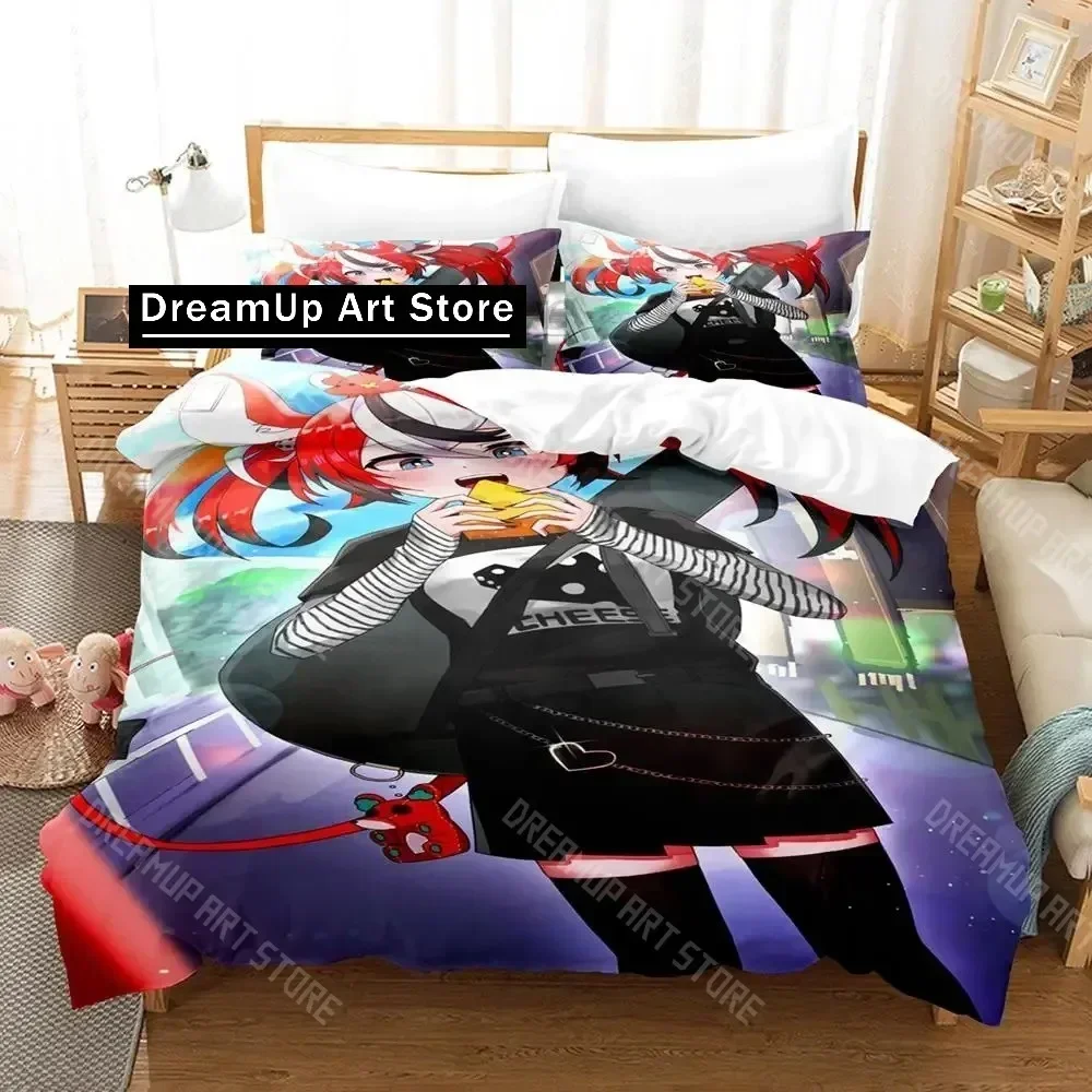 2026 3D Print Hakos Baelz Bedding Set Single Twin Full Queen King Size Bed Set Aldult Kid Bedroom Duvetcover Sets
