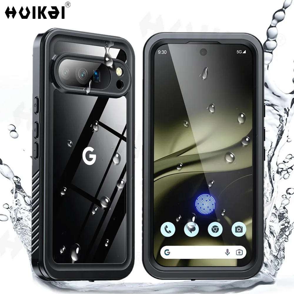 

Чехол для Goolge Pixel 10 Pro XL Pixel 9a 9 Pro XL IP68, водонепроницаемая защитная пленка для экрана, сверхпрочный противоударный чехол для всего тела