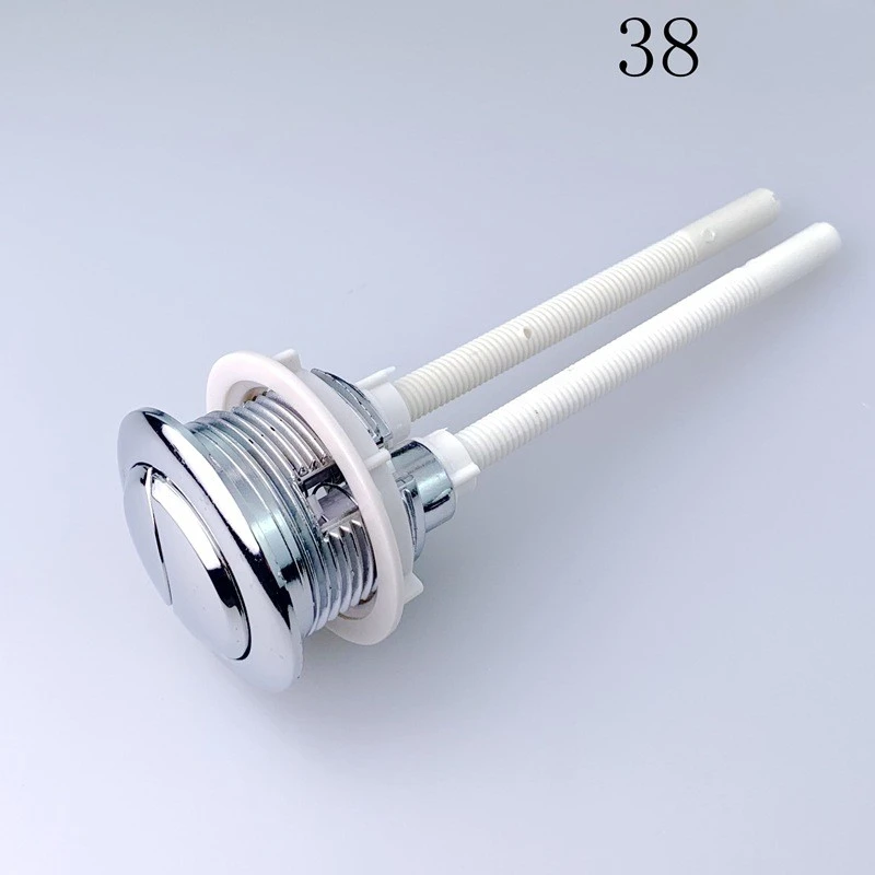 38 mm Dual Push Flushing Toilet Button Toilet Tank Universal Replaced Water Switch Flush Button Thread Diameter