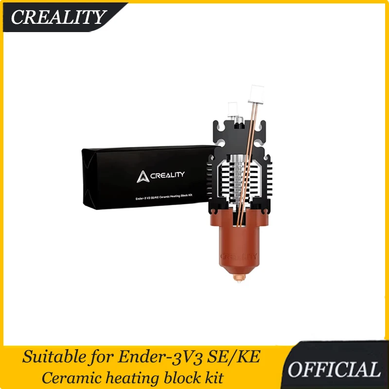 Ceramic Heating Block Kit Creality Flow Printing 300℃ High Temperature Resistance Quick-swap Nozzle Kit Ender-3 V3 SE KE High