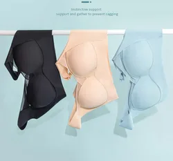 Bra for Women Seamless Bras Large Size Sexy Top No Steel Ring Underwear Gather Anti-Sagging Thin Comfort Female Thin Invisible