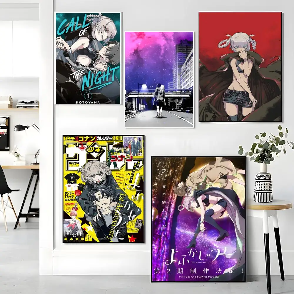 Call Of The Night Nazuna Nanakusa Poster Premium PP Wall Decal - Peel & Stick, HD Print, Waterproof Home Decor