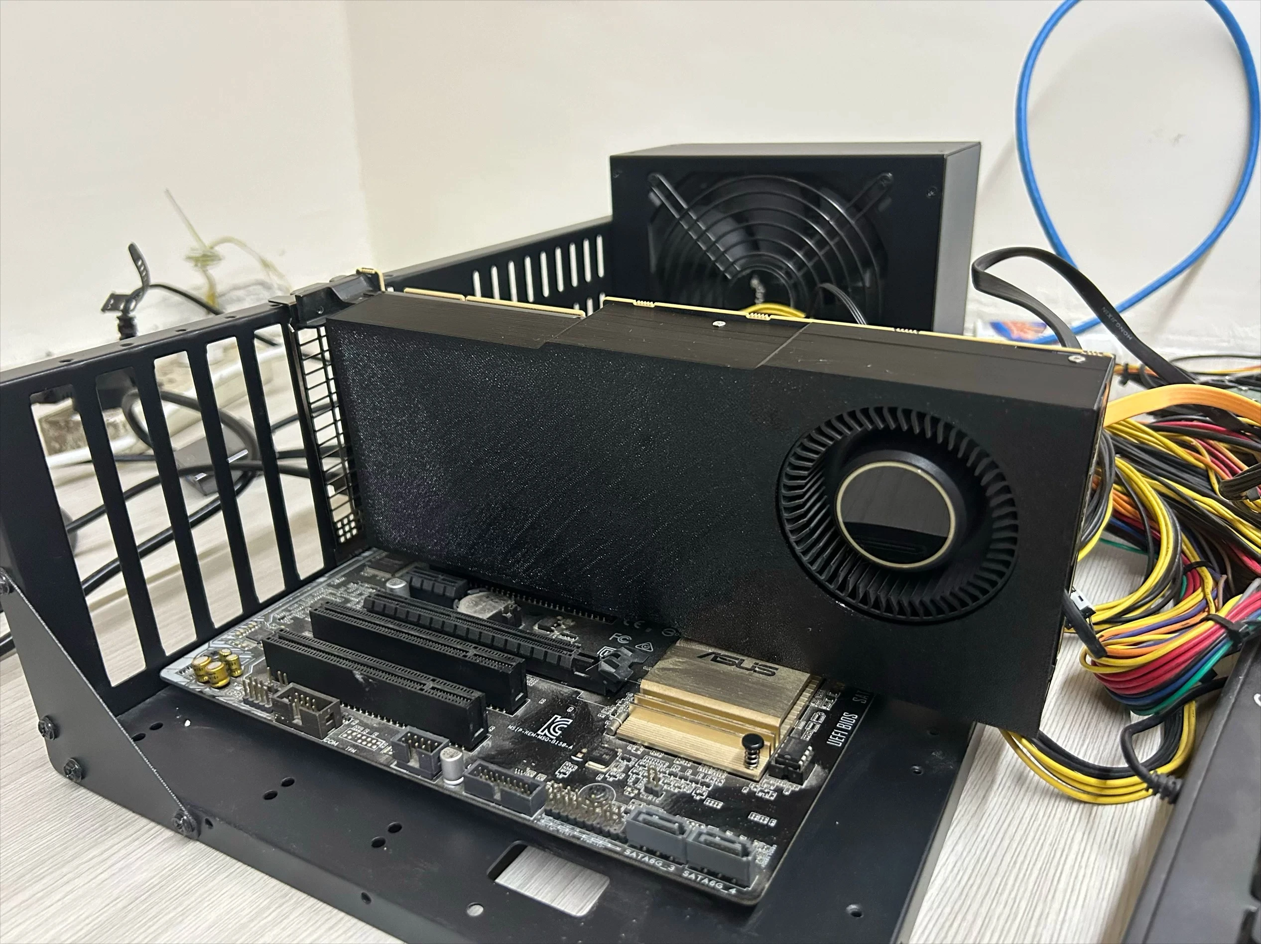 Suitable for AMD Mi50 Graphics Card Cooling Modification Built-in Turbofan